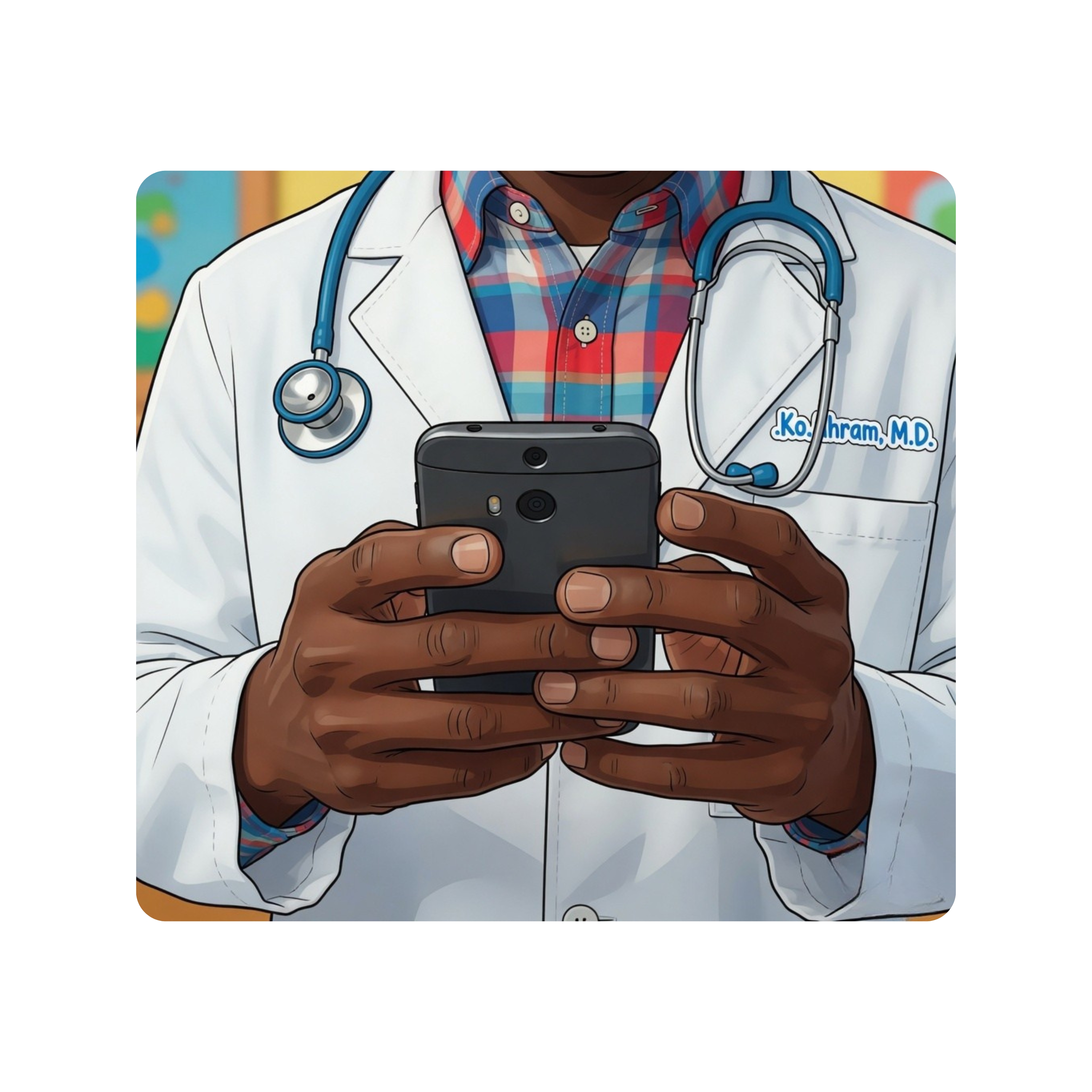 Healthcare professional at work